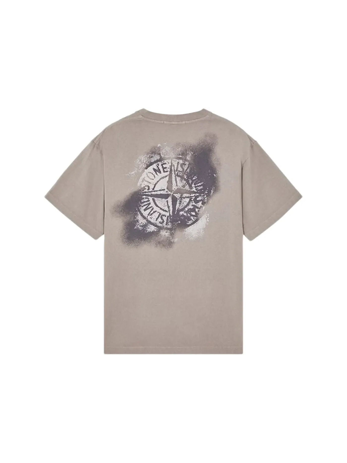 Мужская футболка с коротким рукавом с принтом Stone Island T-Shirt — изображение 2 из 2, серый