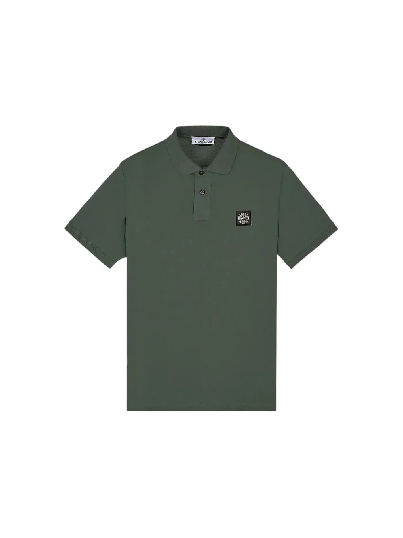 Мужское поло Slim Fit Stone Island — изображение 1 из 1, зеленый