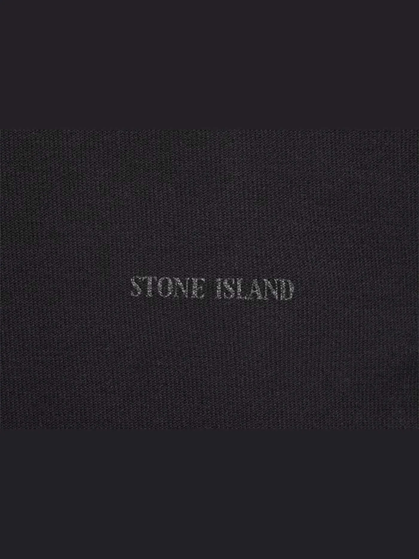 Мужское поло Ghost Piece Stone Island — изображение 2 из 2, черный