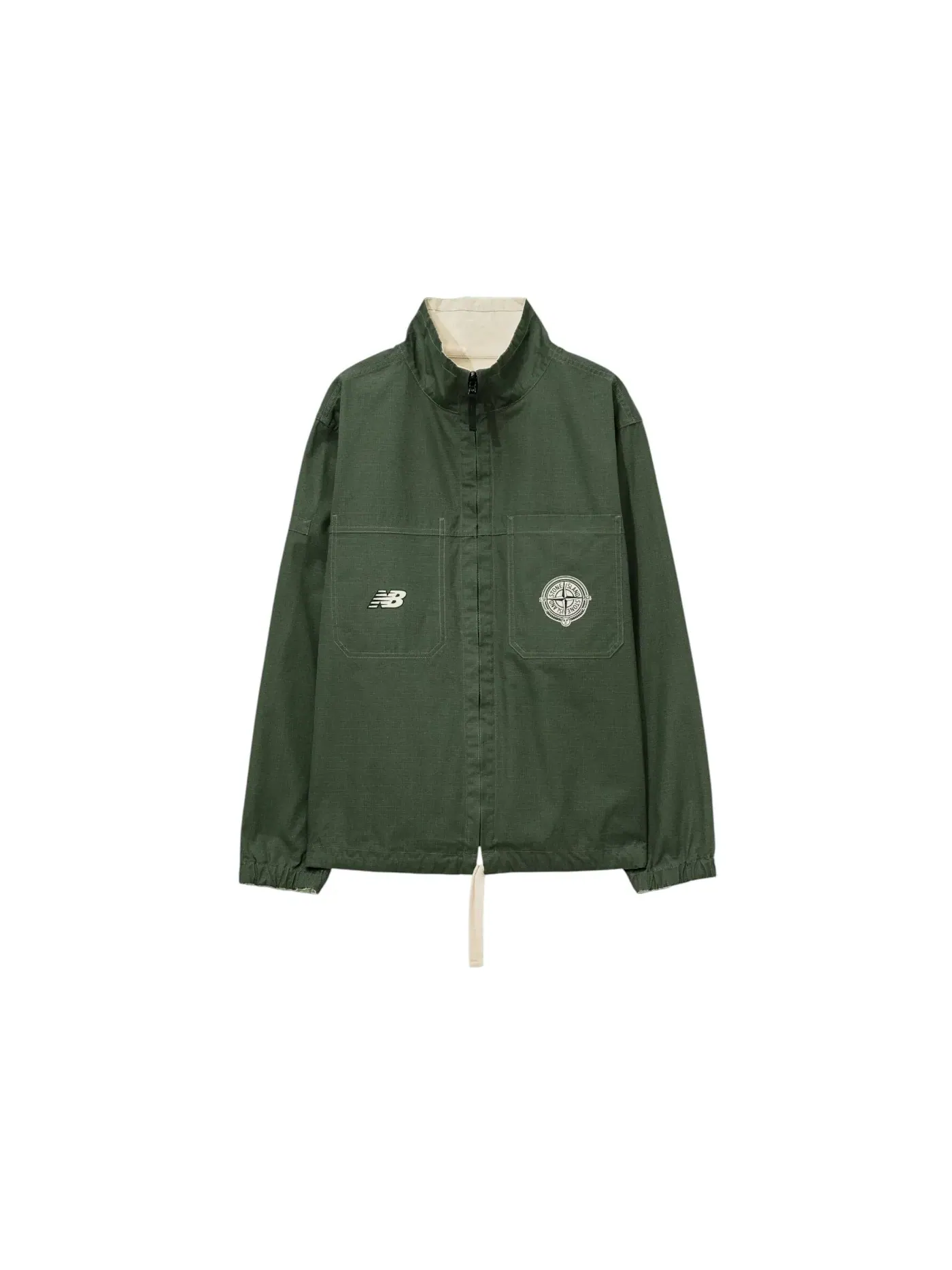 Мужская двусторонняя куртка Stone Island x New Balance Juniper — изображение 1 из 2, можжевельник
