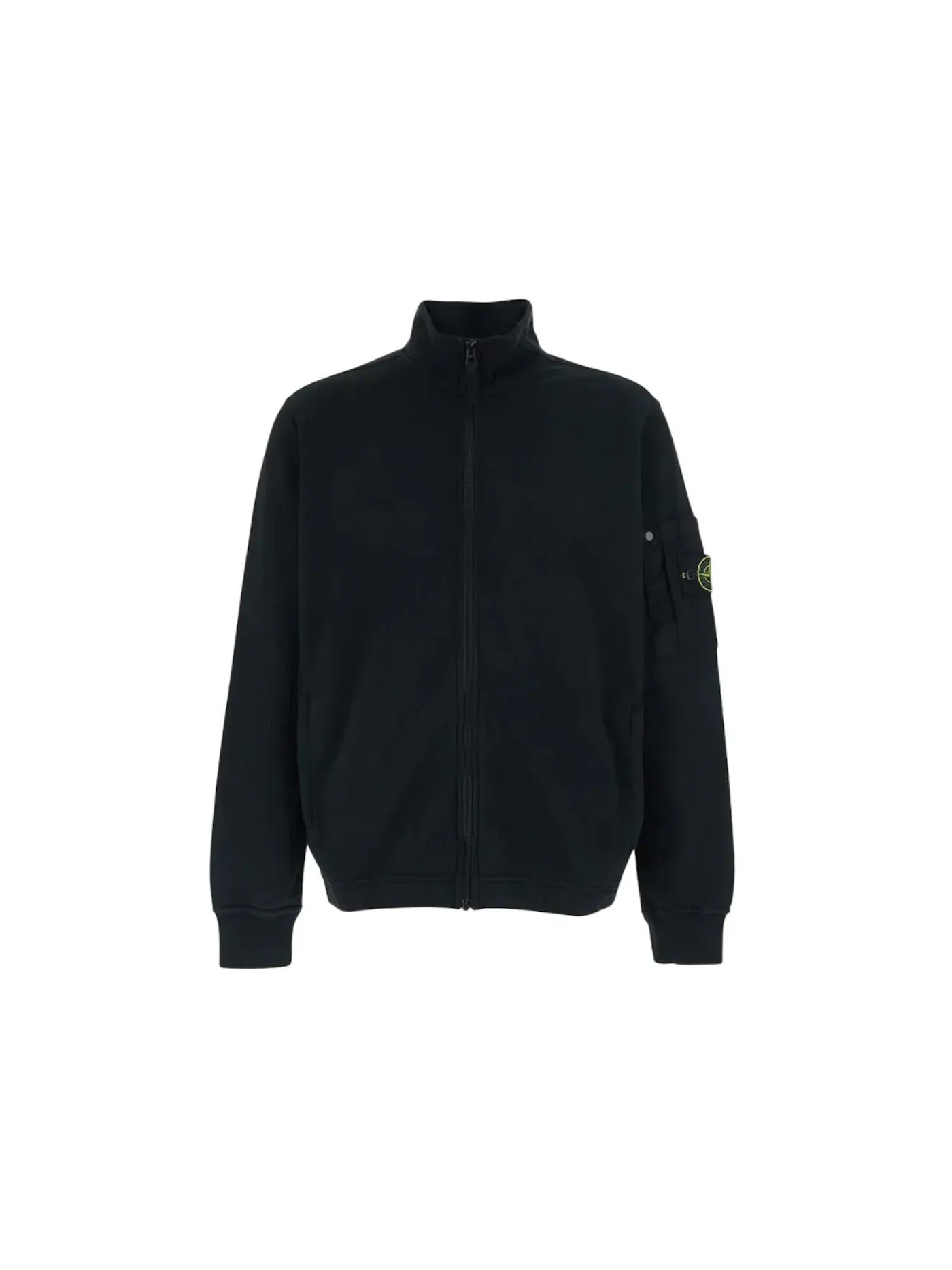 Мужской кардиган с молнией Cardigan Stone Island — изображение 1 из 1, черный