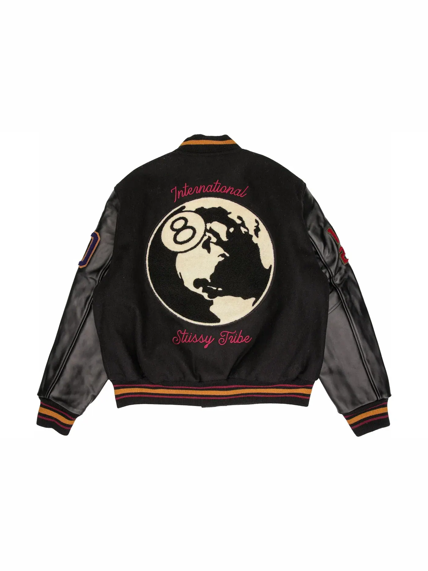 Мужская куртка с принтом Stussy Jacket Stussy — изображение 2 из 2, черный