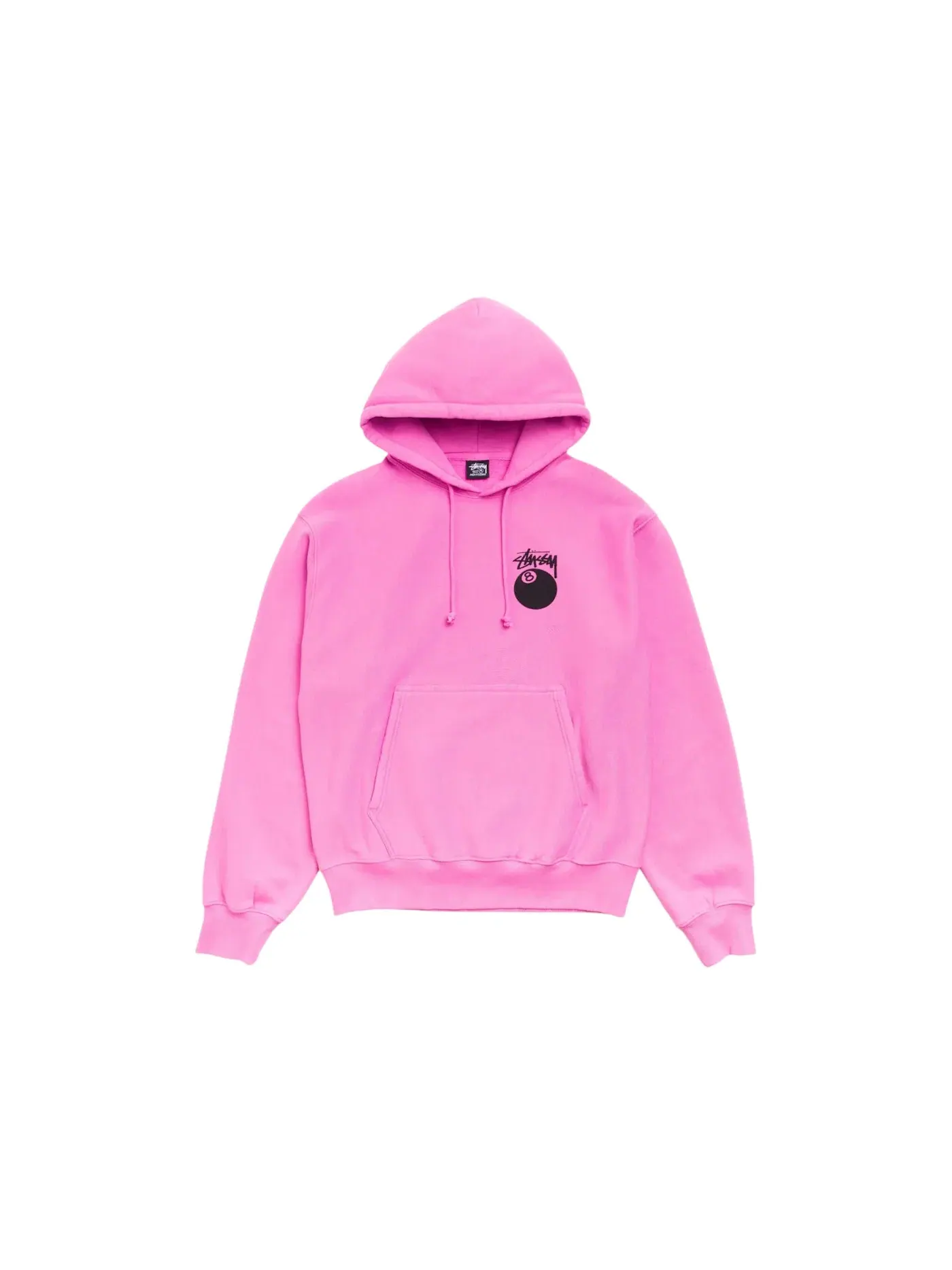 Мужской худи с длинным рукавом Stussy — изображение 1 из 2, розовый