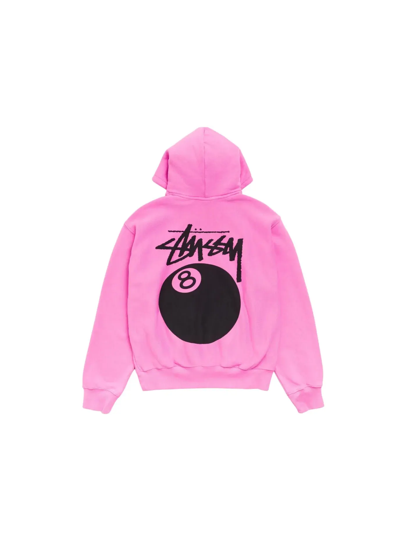 Мужской худи с длинным рукавом Stussy — изображение 2 из 2, розовый