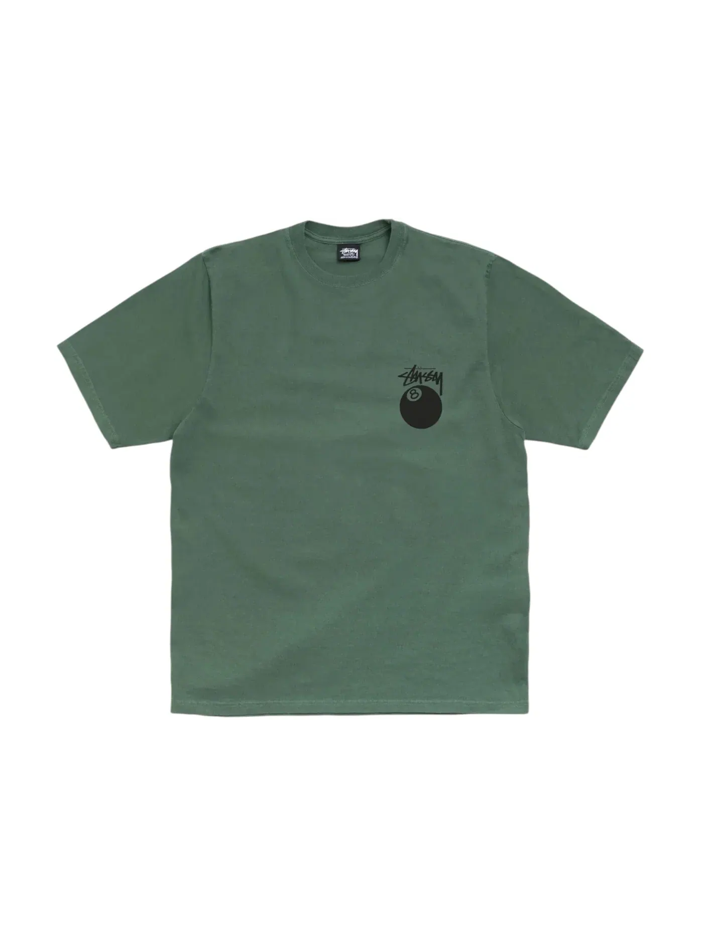 Мужская футболка с принтом Stussy Tee — изображение 1 из 2, папоротник