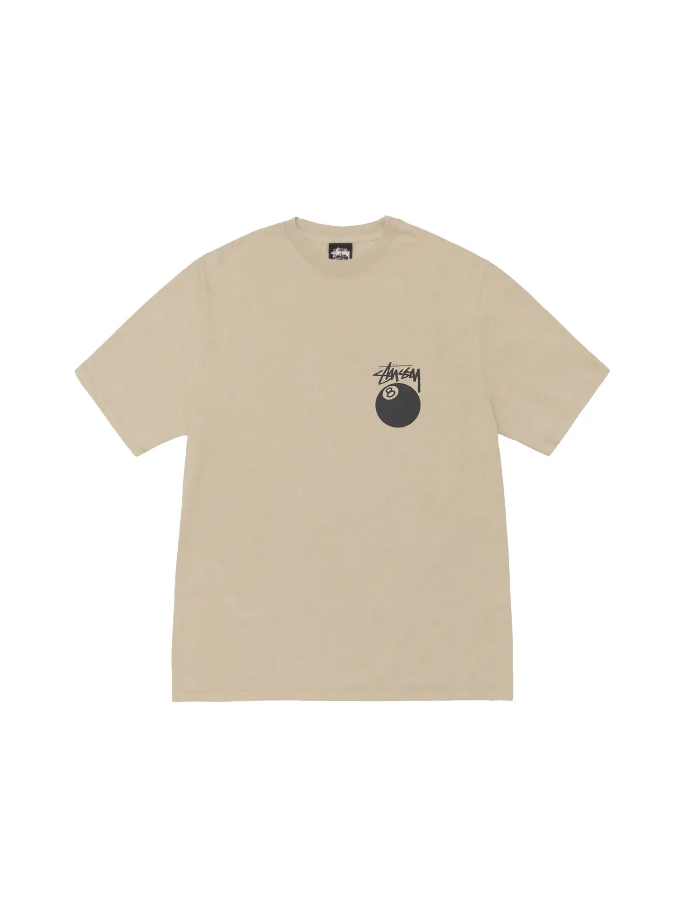 Мужская футболка Stussy — изображение 2 из 2, хаки