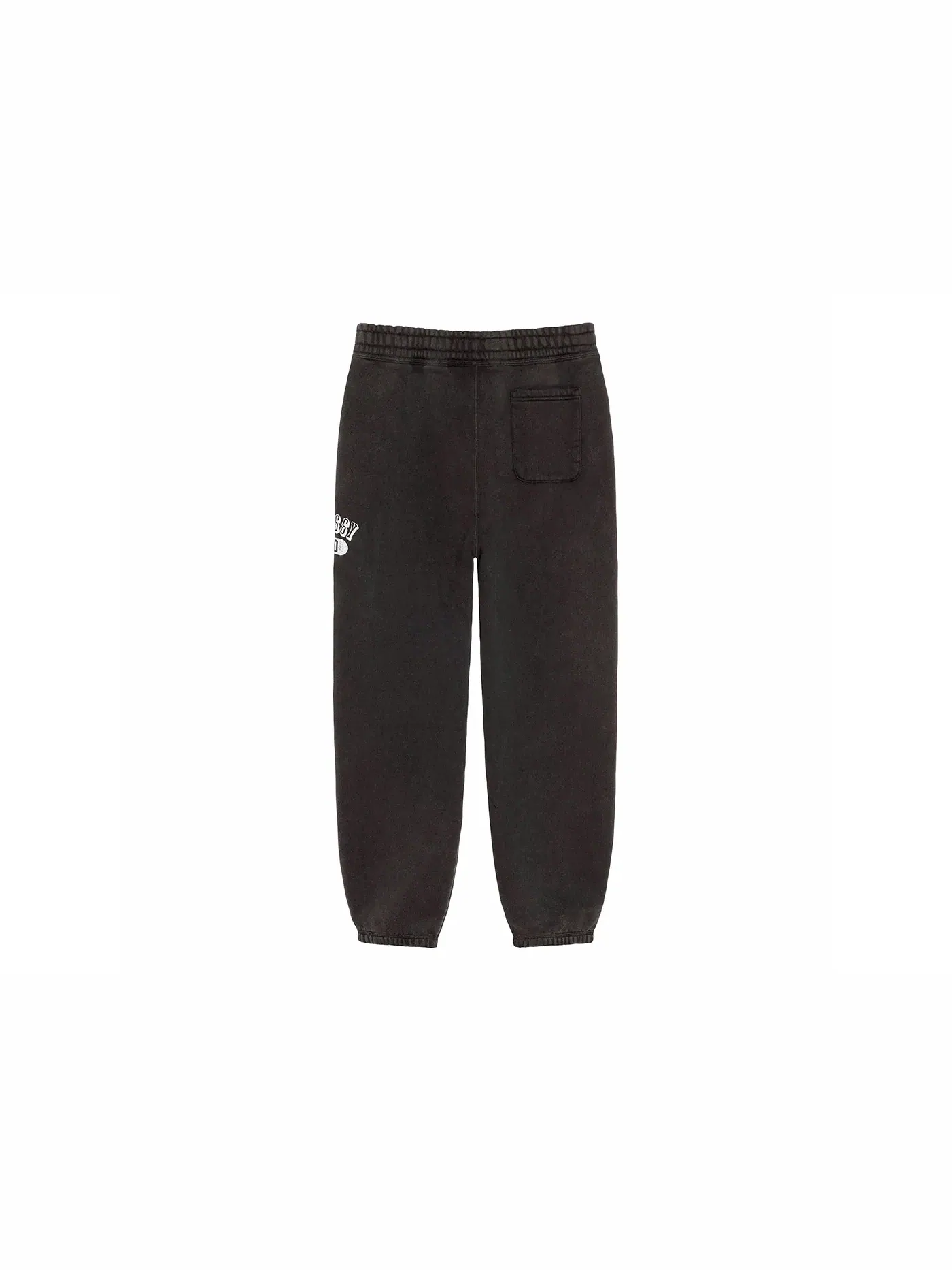 Мужские штаны из флиса 80 Washed Black Stussy — изображение 2 из 2, черный