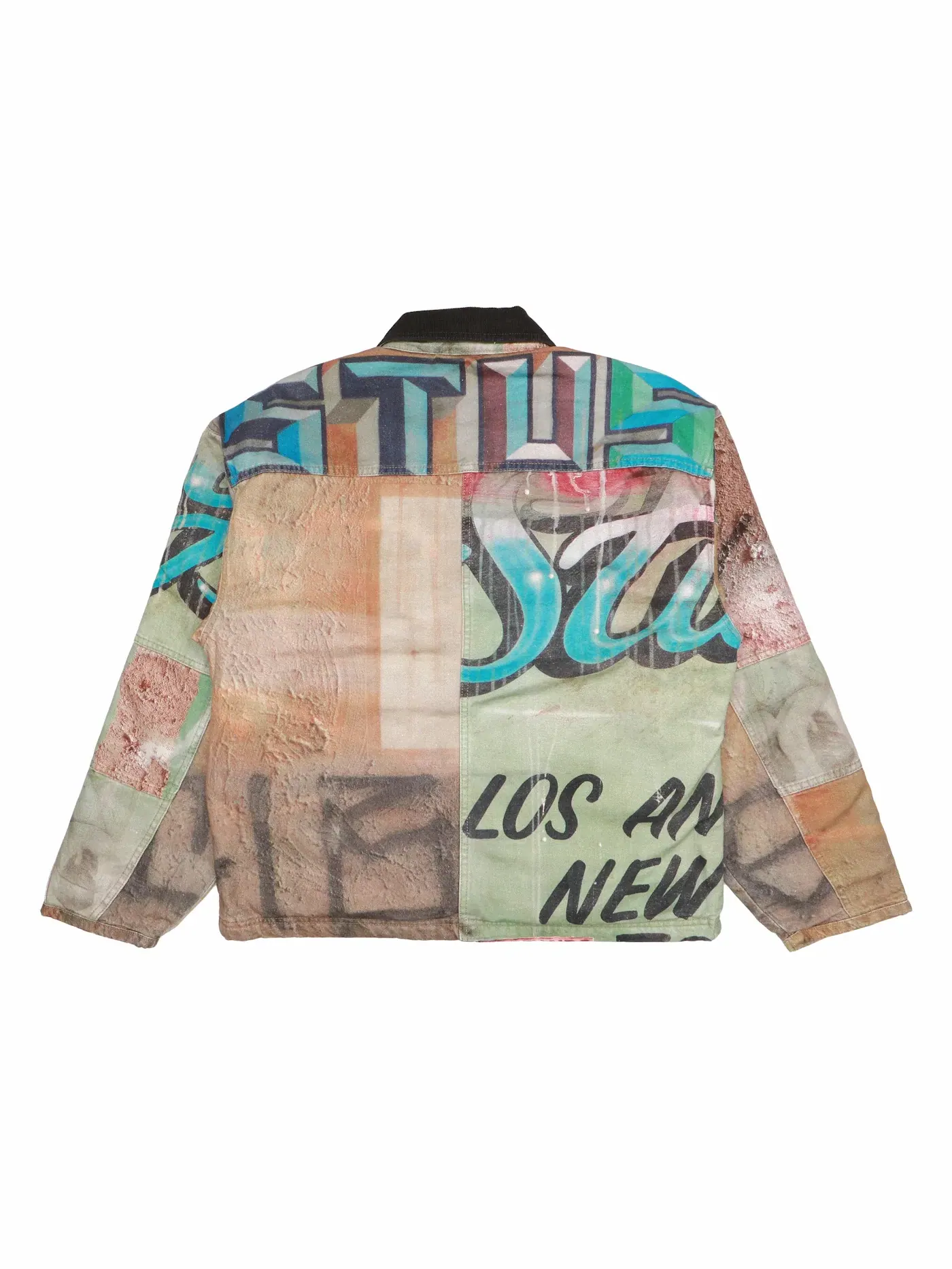 Мужская куртка с принтом Alfonso Canvas Stussy — изображение 2 из 2, мульти