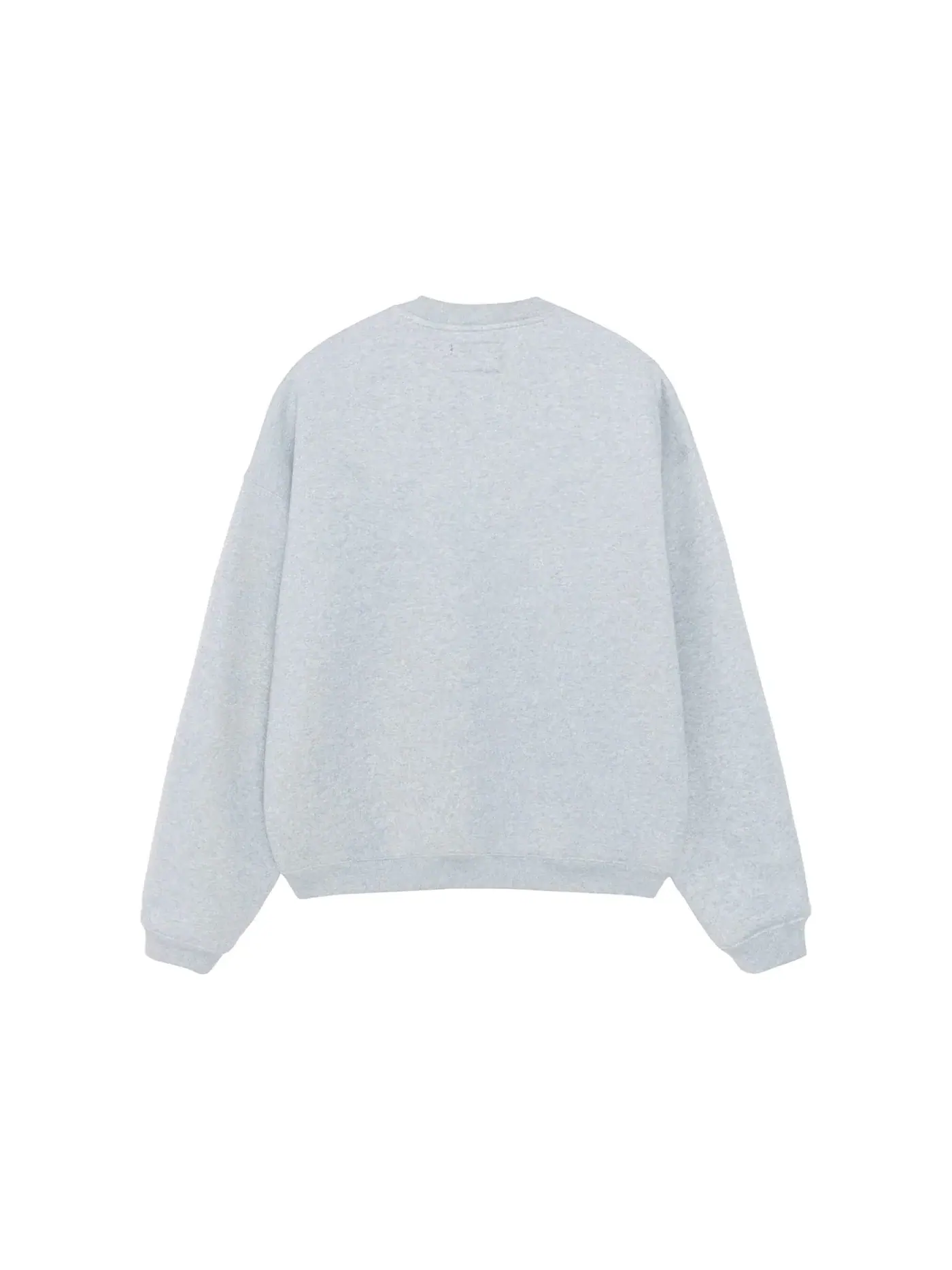 Мужской свитшот с длинным рукавом Crew Stussy — изображение 2 из 2, серый