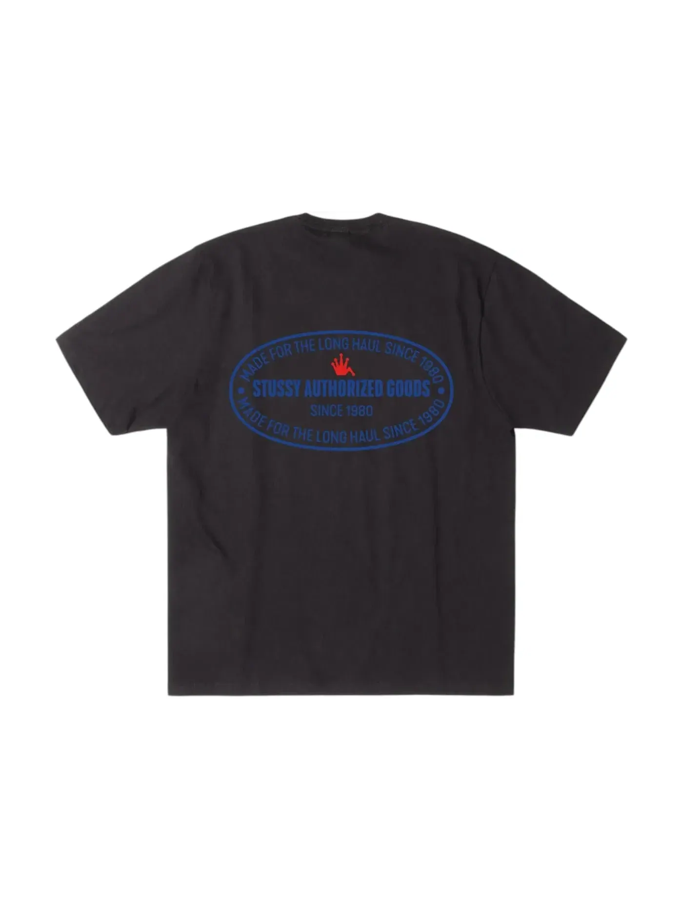 Мужская футболка с принтом Authorized Tee Stussy — изображение 1 из 1, черный