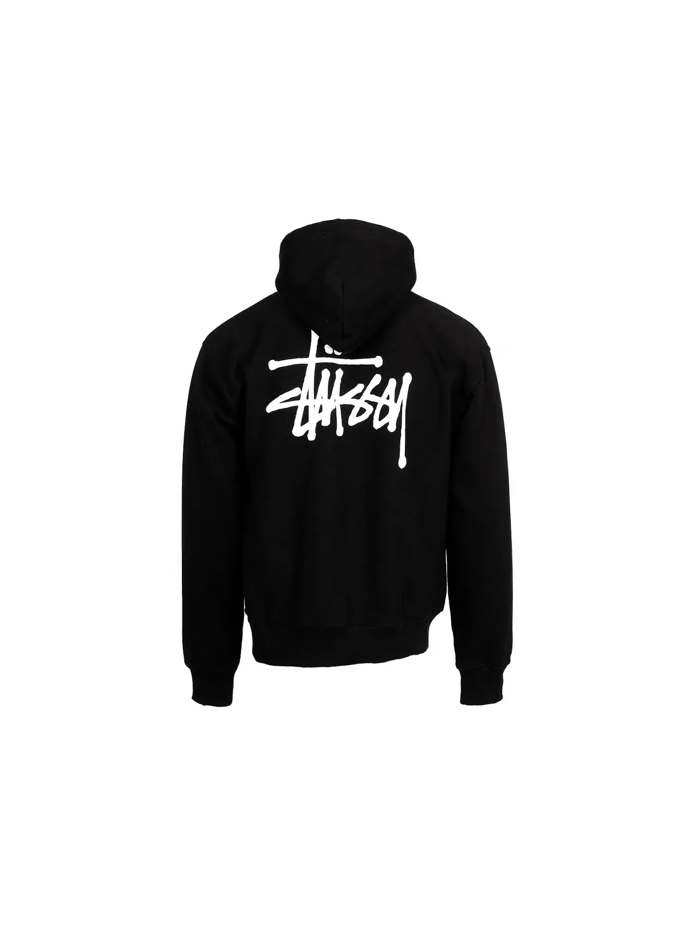 Мужская худи с принтом Stussy Hoodie Stussy — изображение 1 из 2, черный