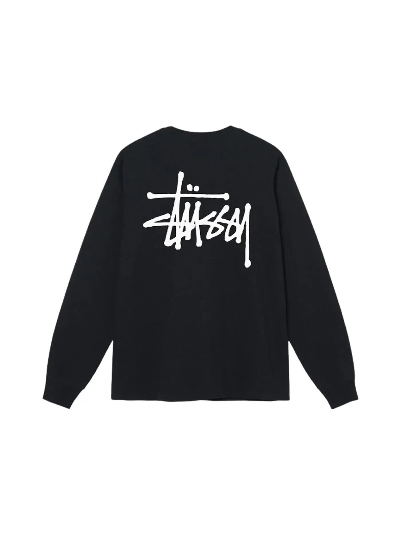 Мужская футболка с длинным рукавом Stussy — изображение 1 из 1, черный