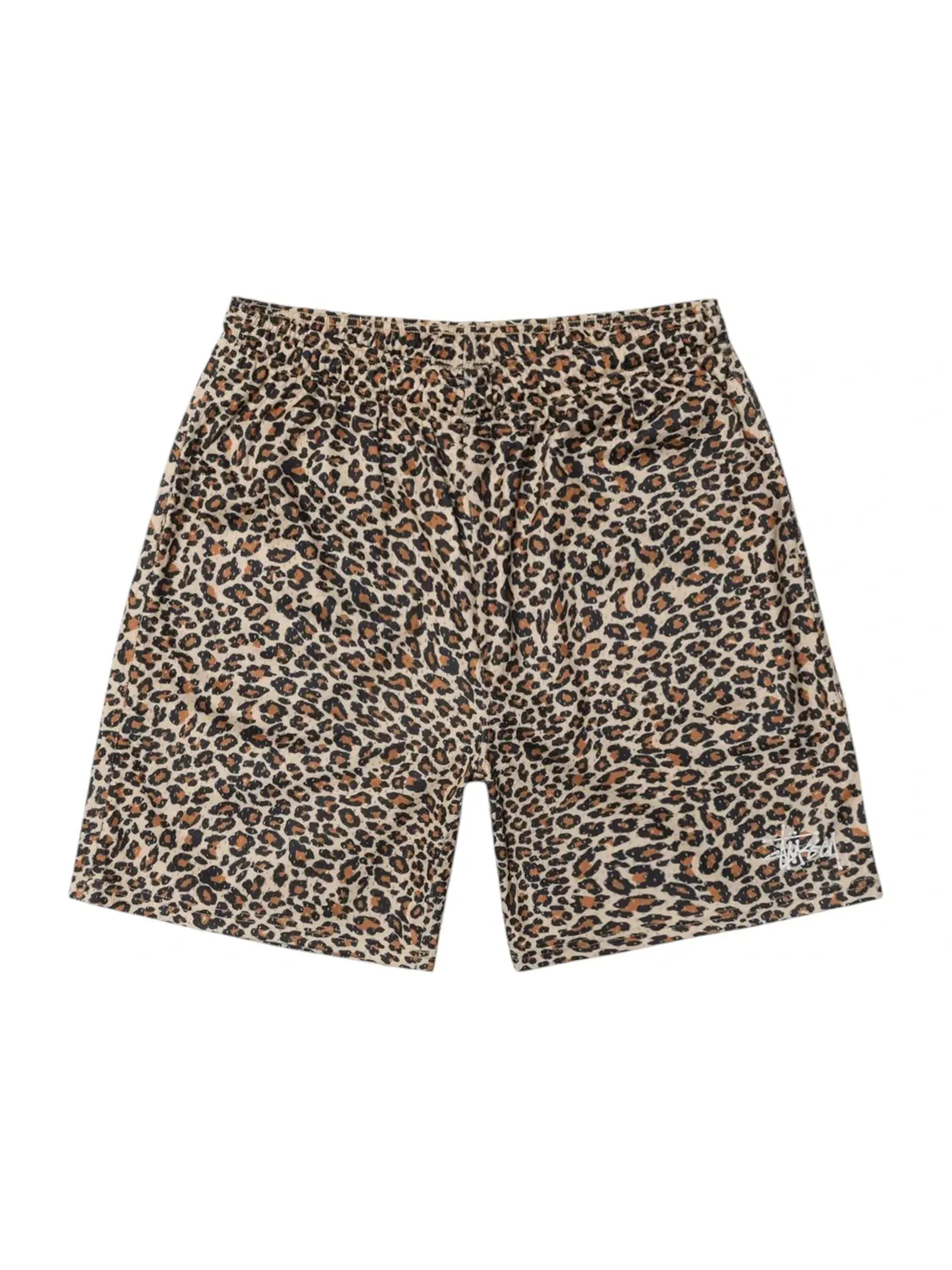 Мужские шорты с сеткой Leopard Stussy — изображение 1 из 2, леопардовый