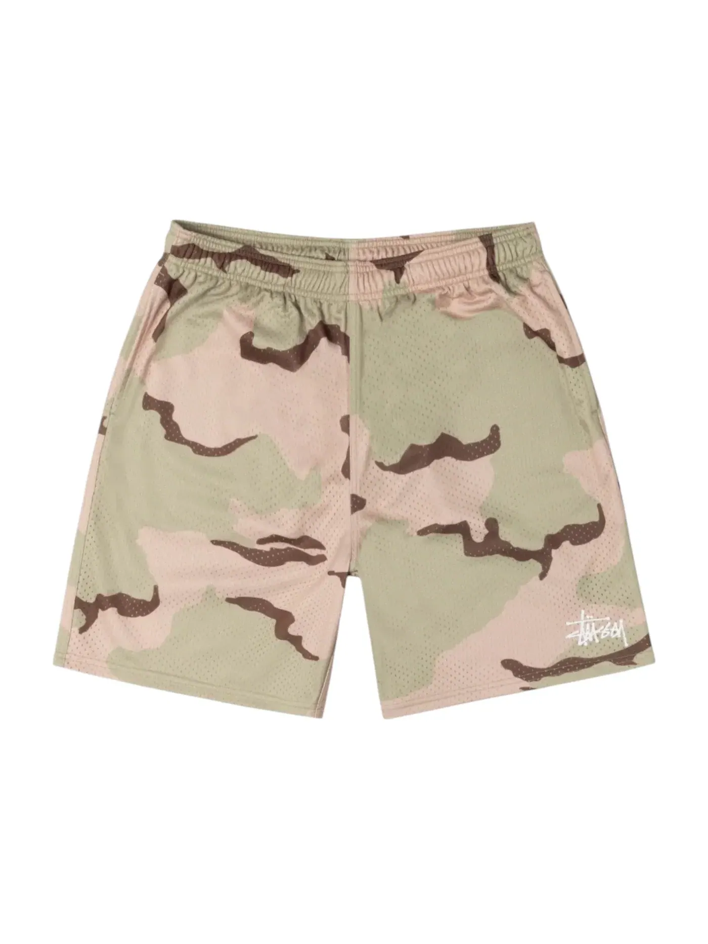 Мужские шорты с принтом Short Stussy — изображение 1 из 2, песочный