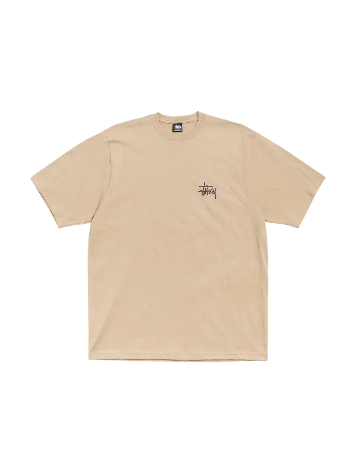 Мужская футболка с принтом Stussy Tee — изображение 1 из 2, хаки