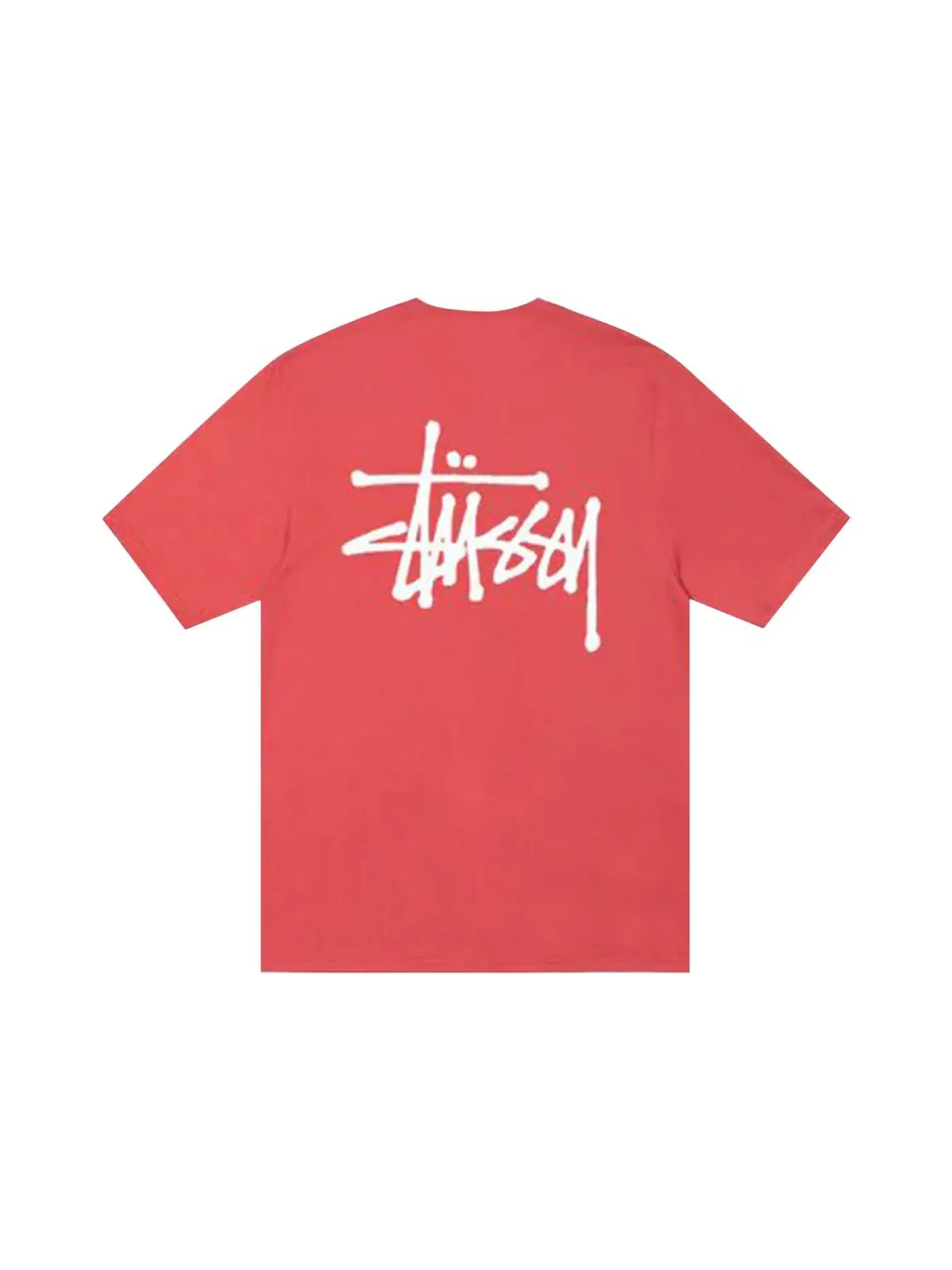 Мужская футболка с принтом Stussy T-Shirt — изображение 2 из 2, коричневый