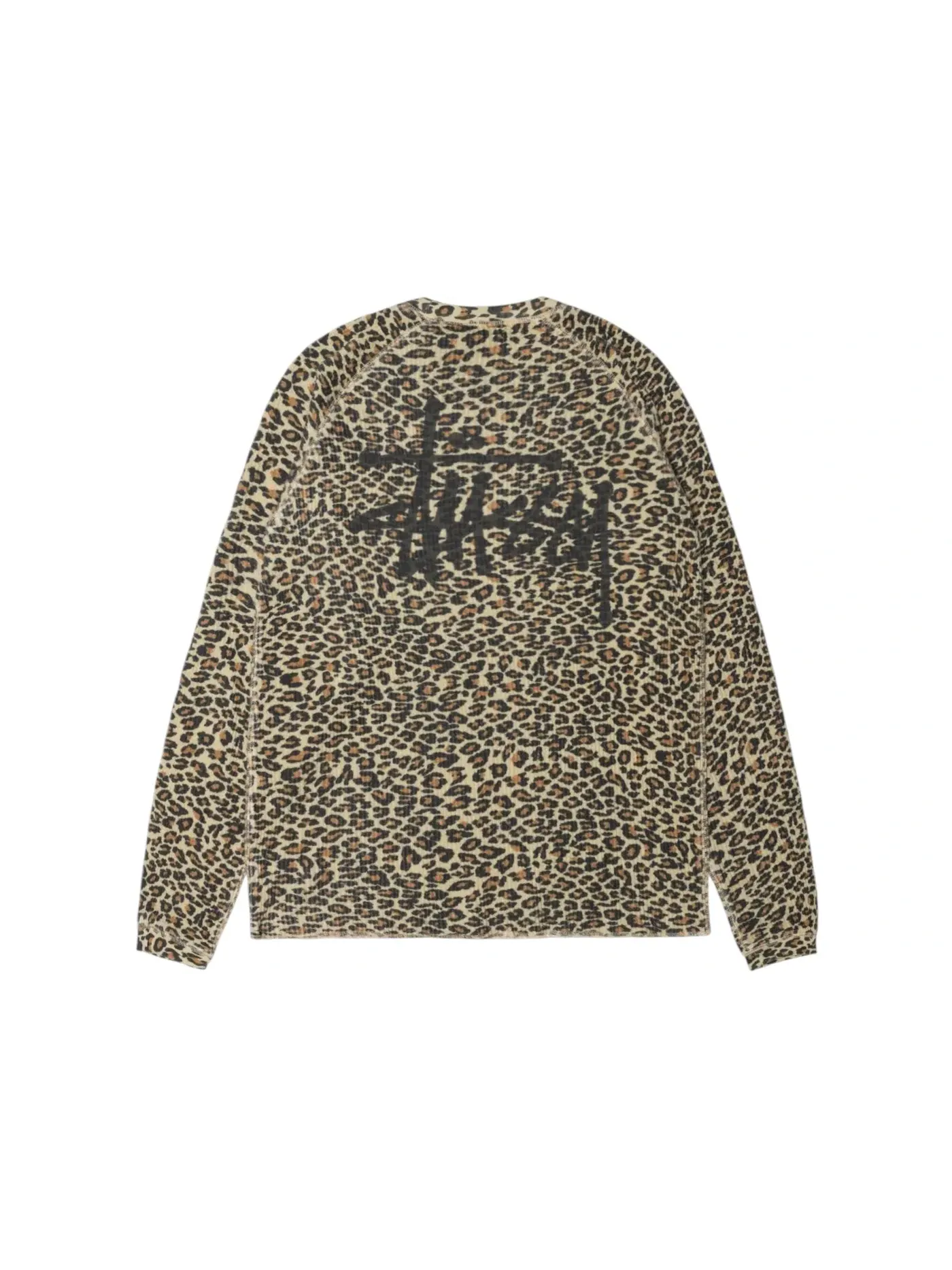 Мужская рубашка с принтом Thermal Stussy — изображение 2 из 2, леопардовый