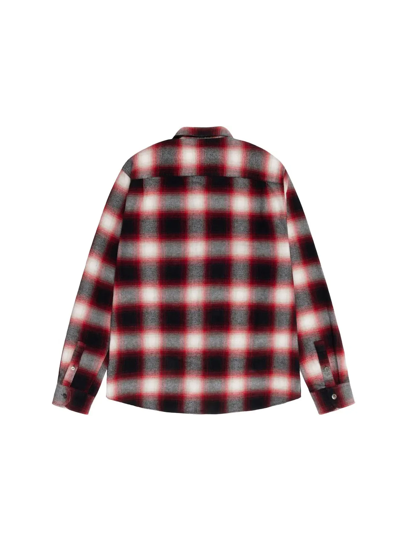 Мужская рубашка в клетку Stussy Shirt — изображение 2 из 2, красный