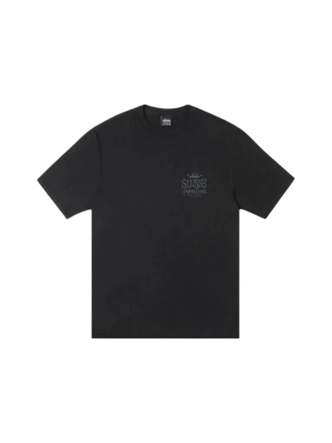 Мужская футболка с длинным рукавом Tee Stussy — изображение 1 из 1, черный