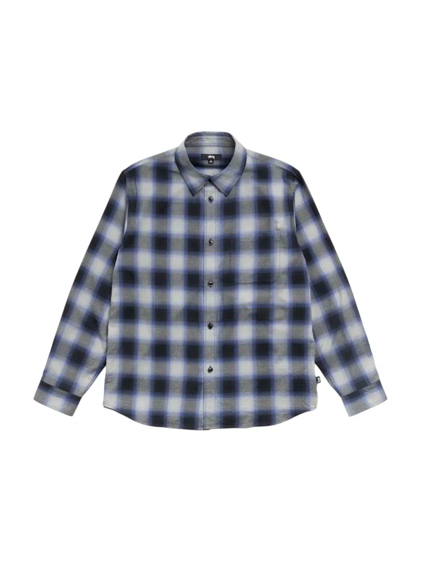 Мужская рубашка с принтом Stussy Shirt — изображение 1 из 2, черный