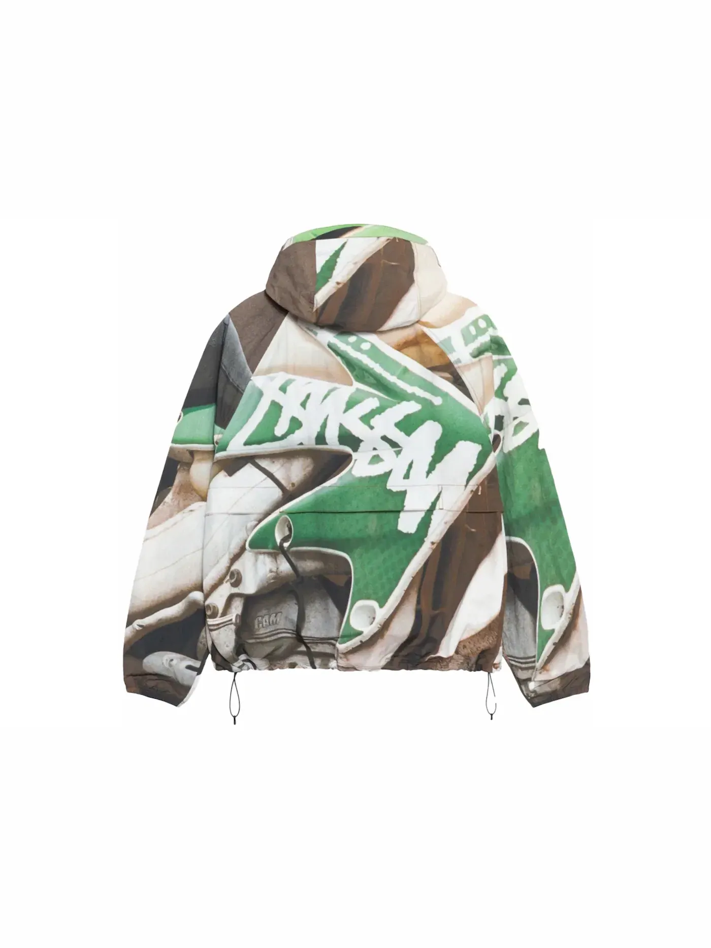 Мужская куртка с принтом Stussy Beach Shell Jacket Baja Print Stussy, Baja Print — изображение 2 из 2