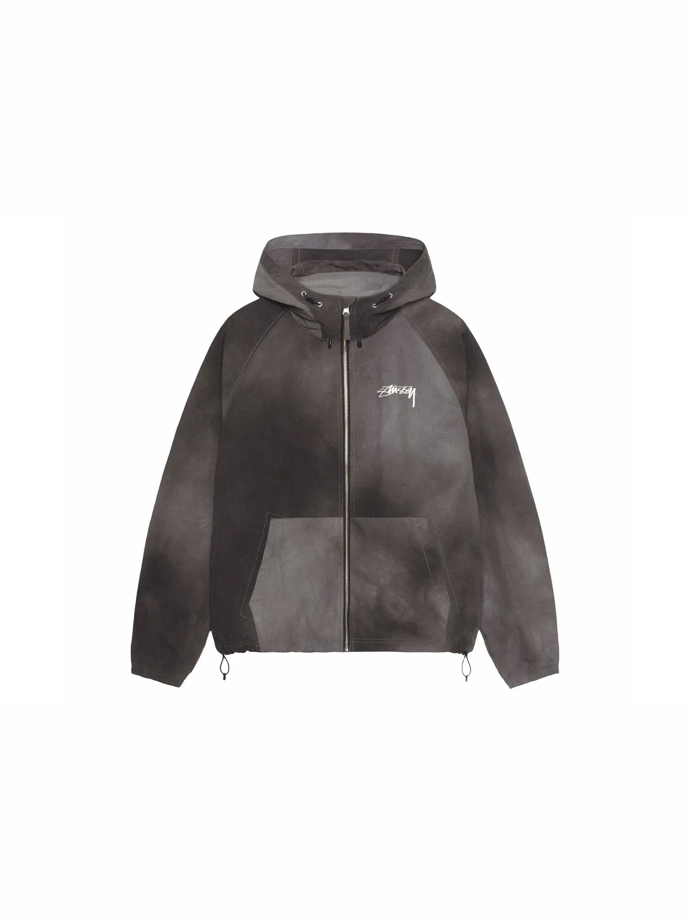 Мужская куртка с принтом Shell Stussy — изображение 1 из 1, черный