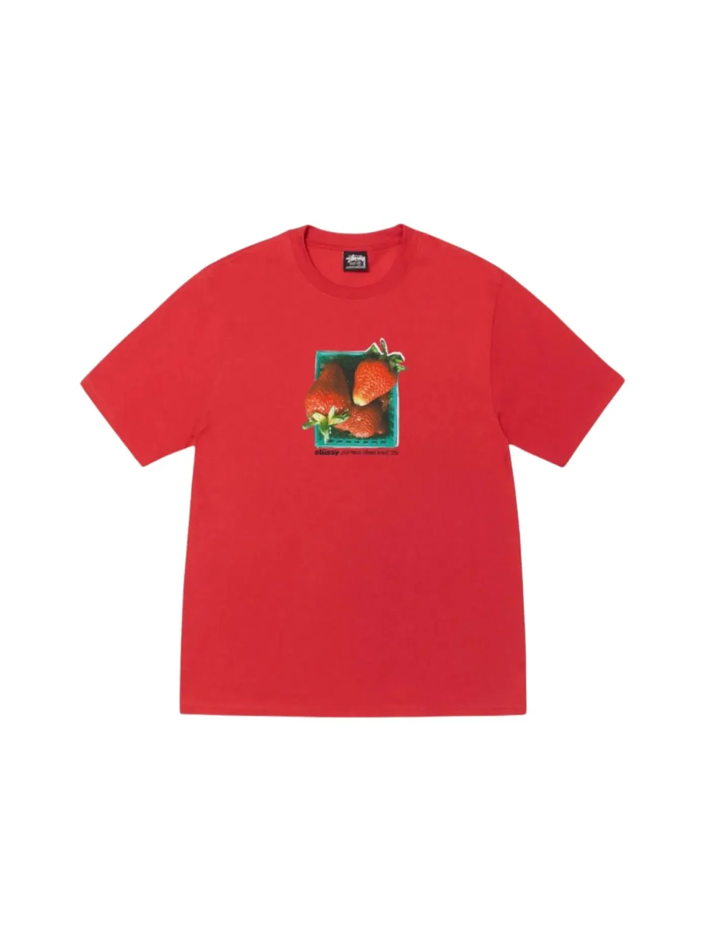 Мужская футболка с принтом Stussy T-shirt — изображение 1 из 1, кайенский оранжевый