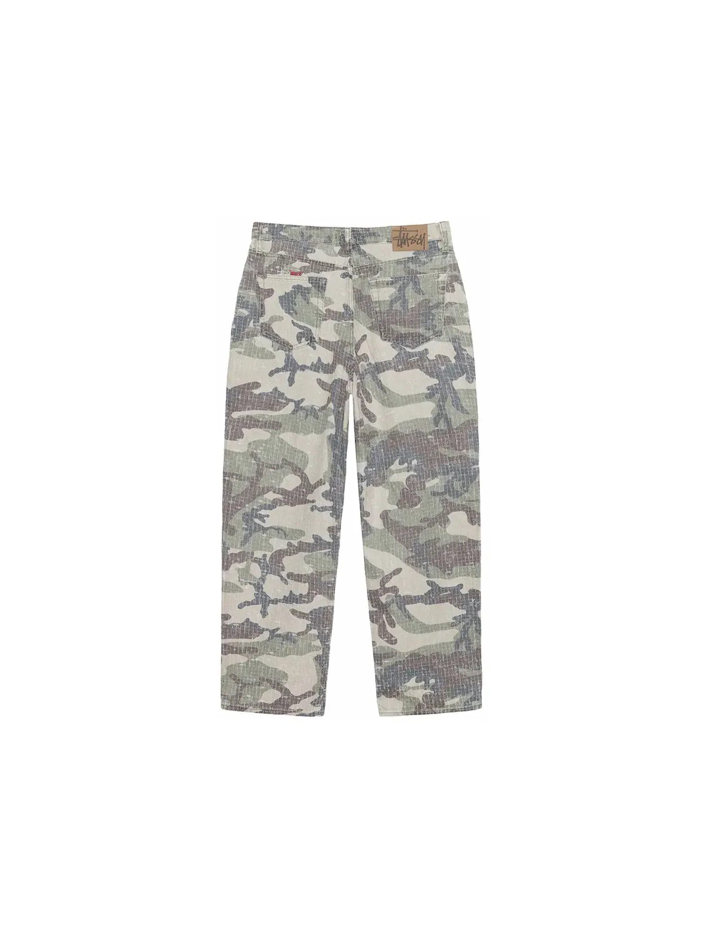 Мужские джинсы с камуфляжным принтом Stussy Jean, Woodland Camo — изображение 2 из 2