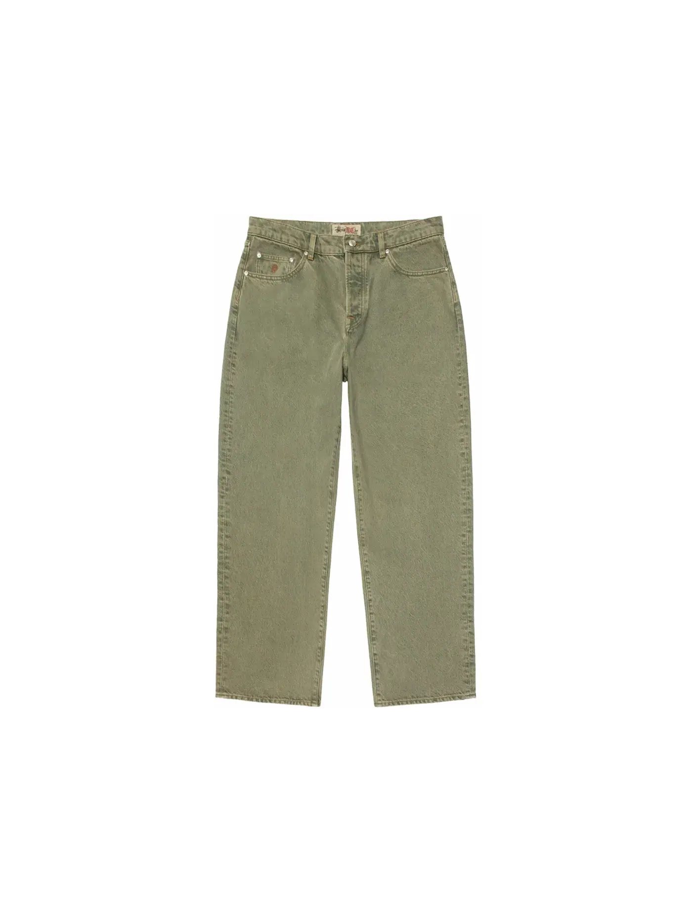 Мужские джинсы с потертостями Stussy, Faded Army — изображение 1 из 2