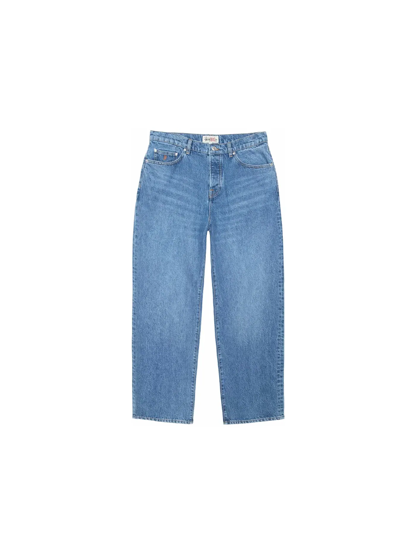 Мужские джинсы прямого кроя Jean Stussy — изображение 1 из 2, синий
