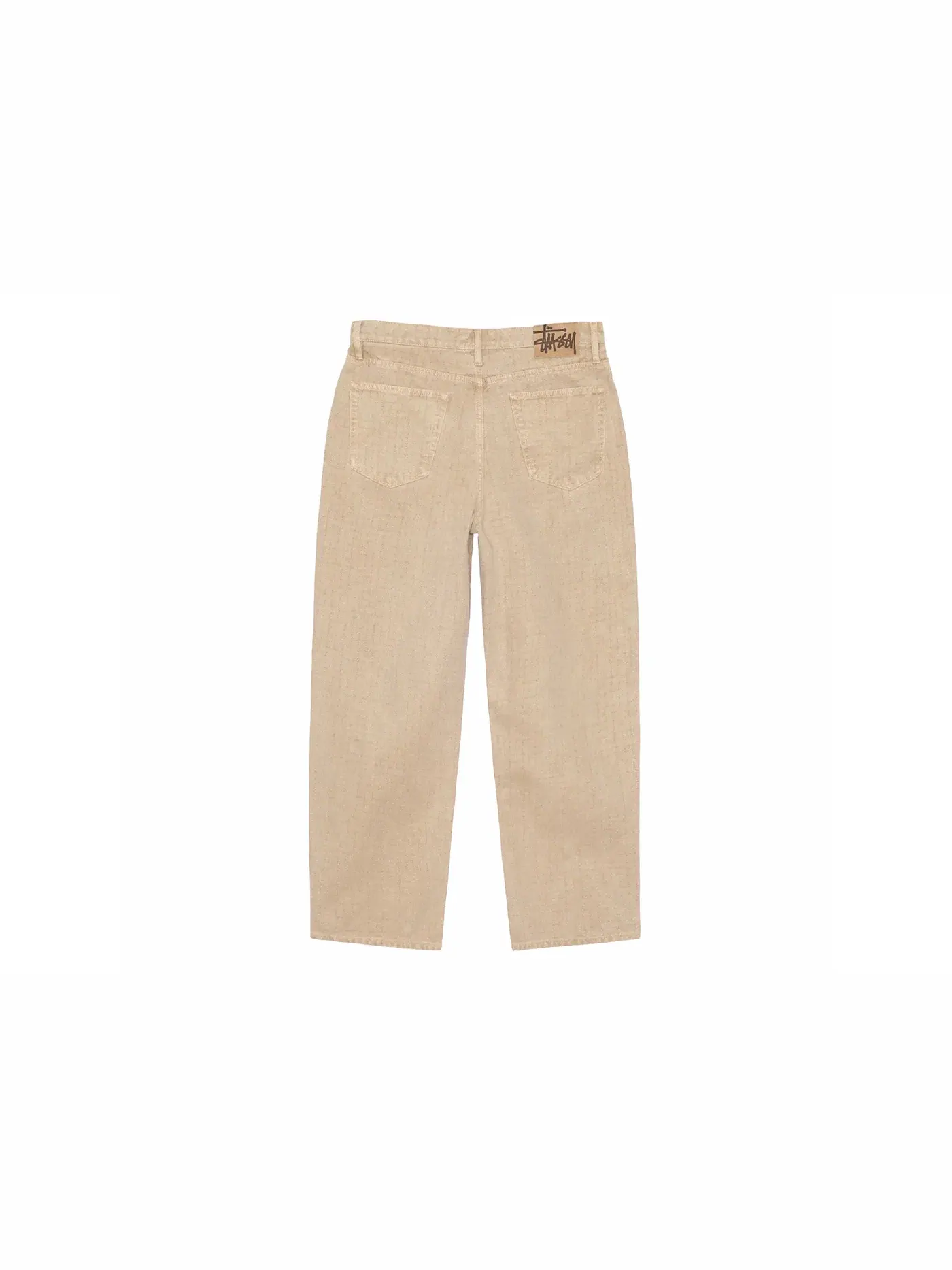 Мужские джинсы с вышивкой Stussy Big Ol' Needlepunch Canvas Jean — изображение 2 из 2, хаки
