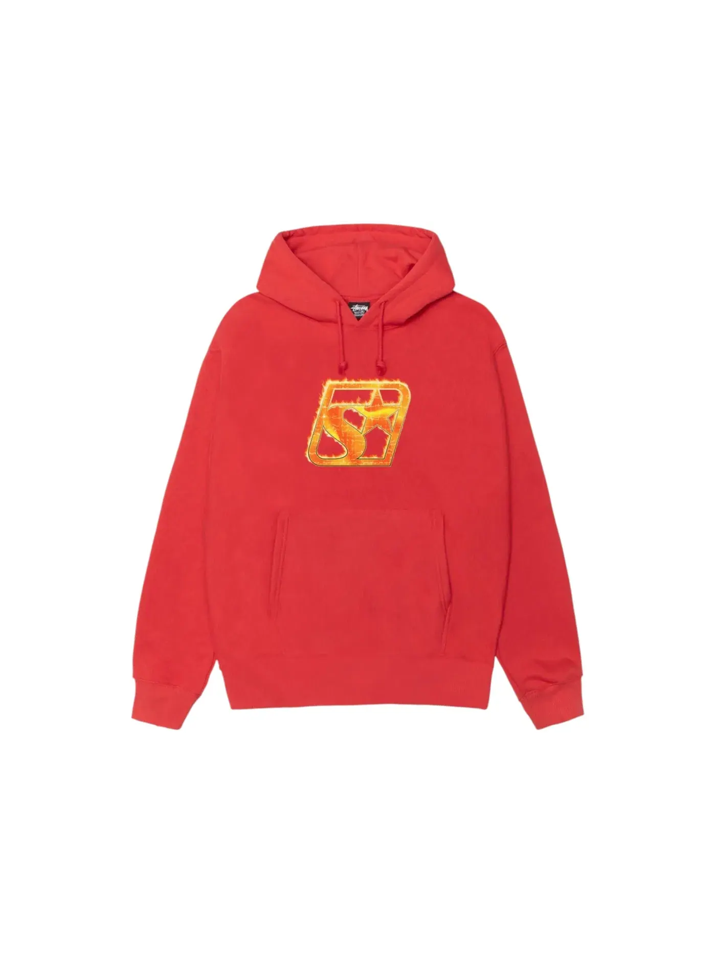 Мужская худи с принтом Hoodie Stussy — изображение 1 из 1, кайенский оранжевый