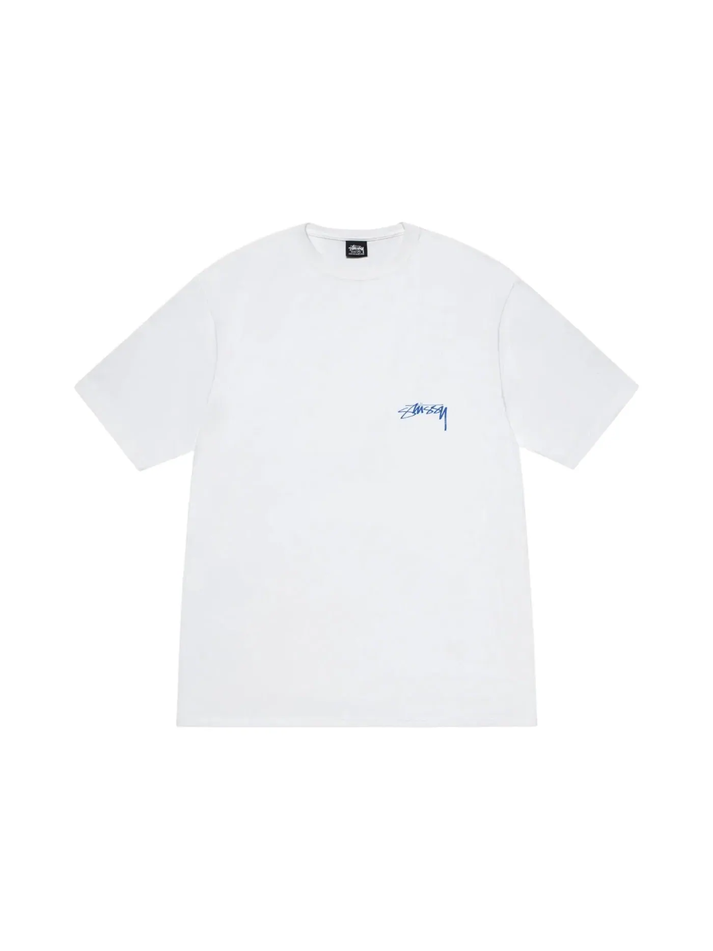 Мужская футболка с принтом Stussy Tee — изображение 1 из 2, белый