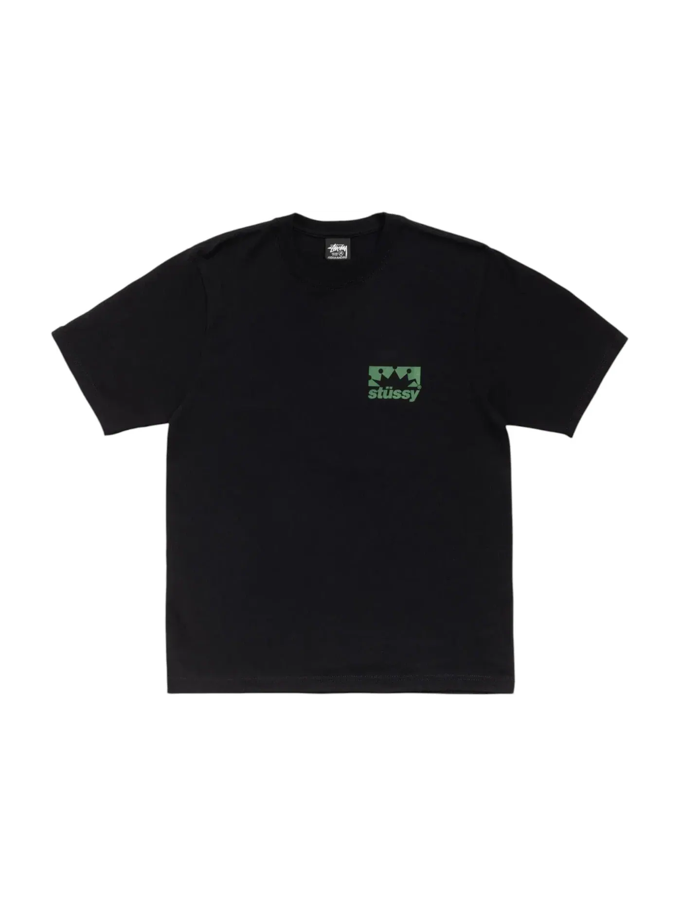 Мужская футболка с принтом Stussy — изображение 1 из 2, черный