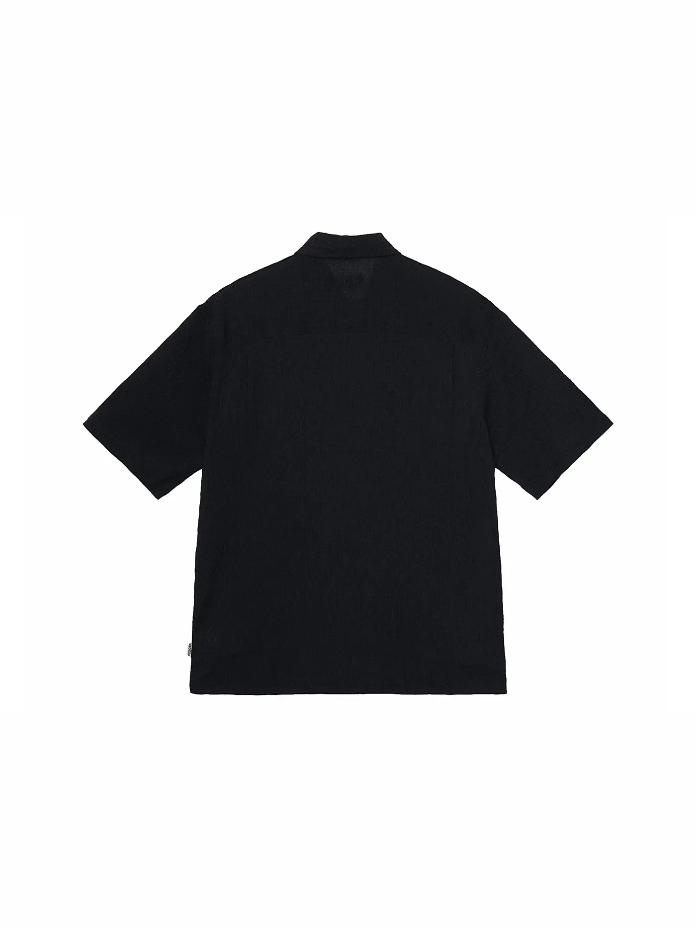 Мужская рубашка с принтом Shirt Stussy — изображение 2 из 2, черный