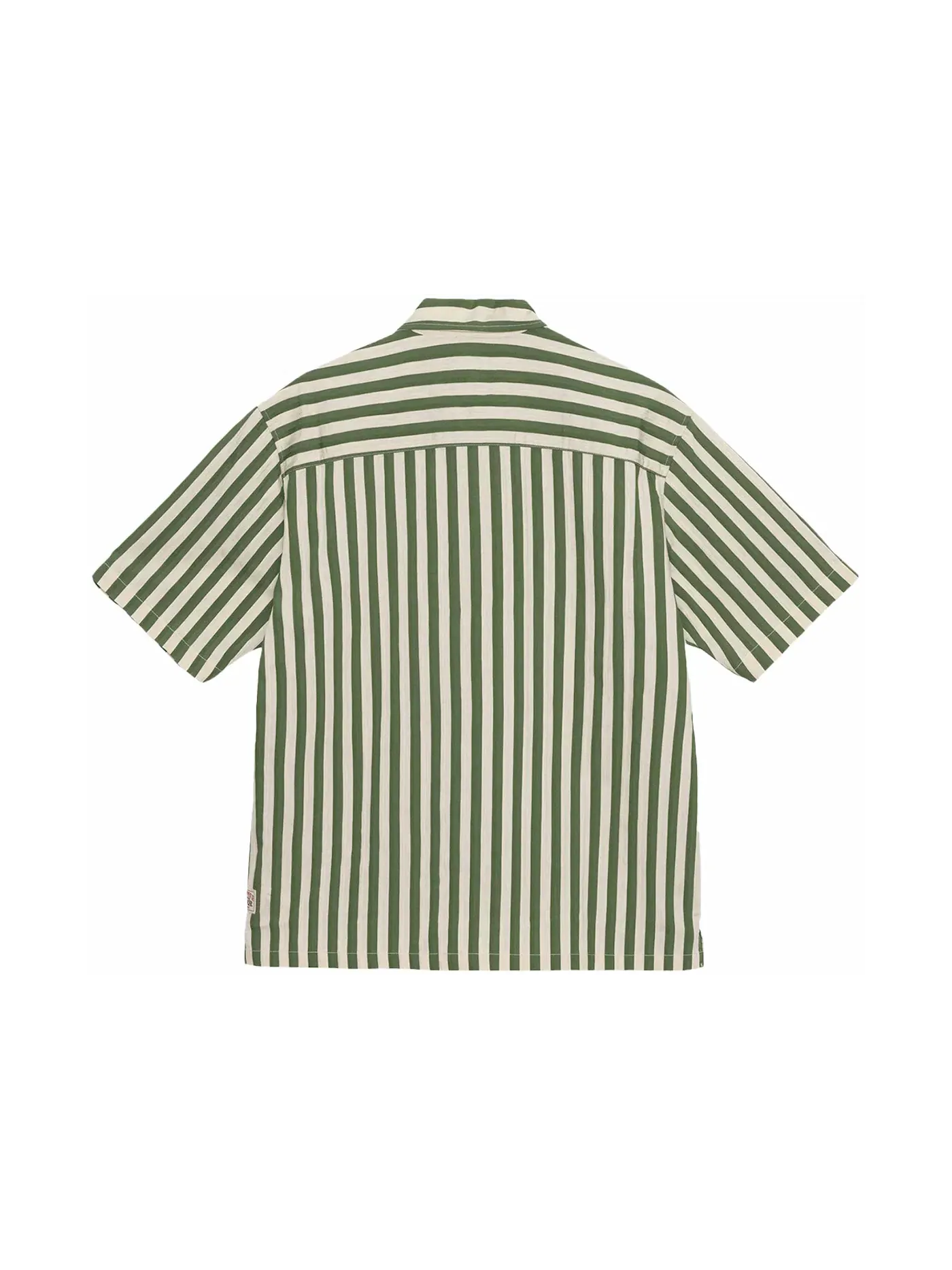 Мужская рубашка с полосатым низом Stussy Shirt — изображение 2 из 2, зеленый