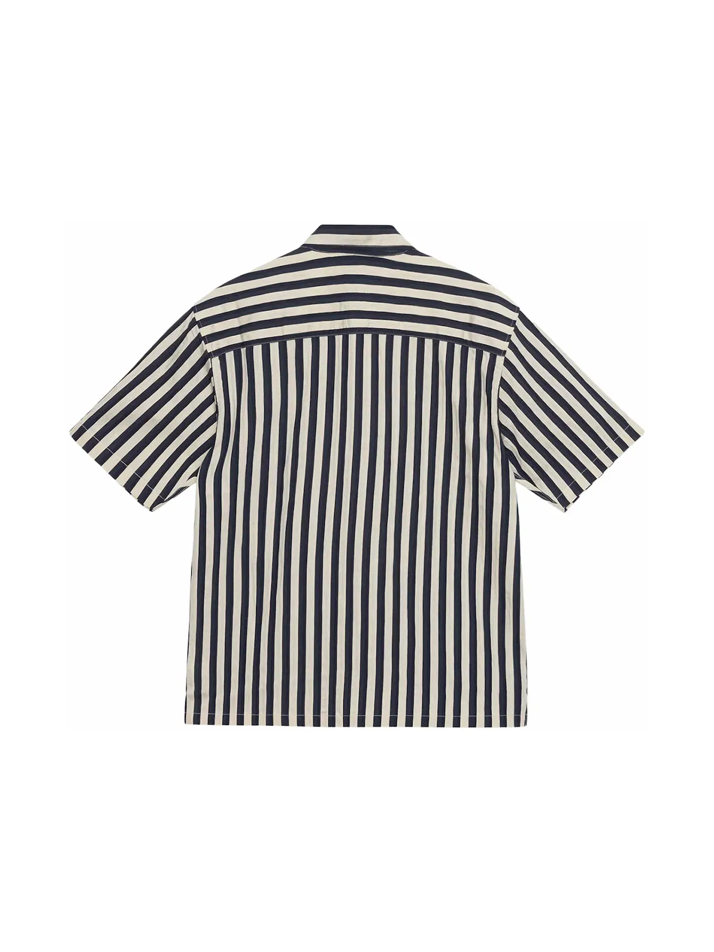 Мужская рубашка с полосами Stussy Shirt — изображение 2 из 2, темно-синий