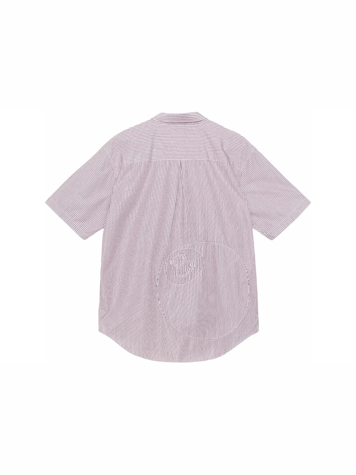 Мужская футболка с принтом Stussy Shirt — изображение 2 из 2, бордовый