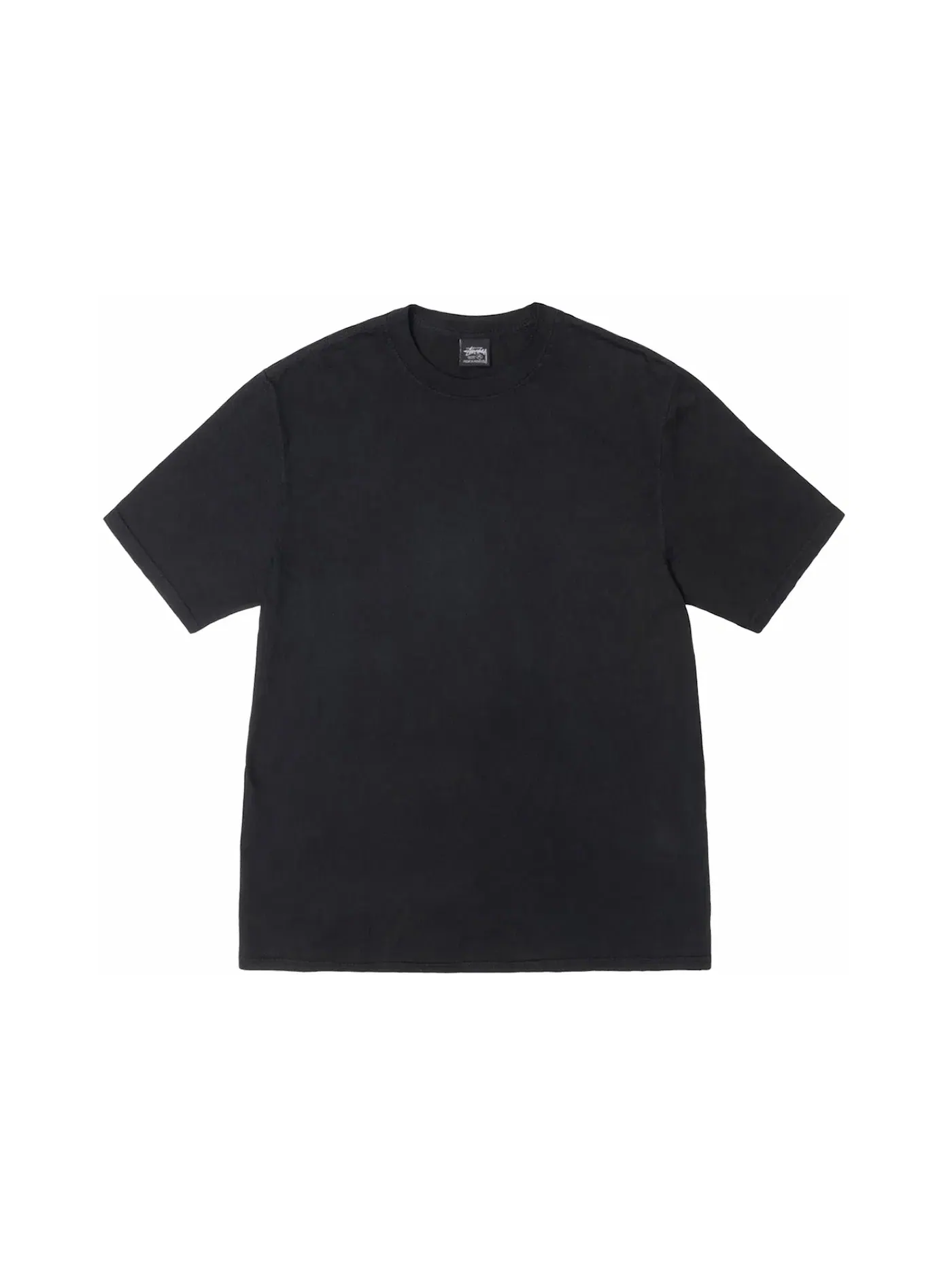 Мужская футболка с пигментным окрашиванием Stussy Tee — изображение 2 из 2, черный