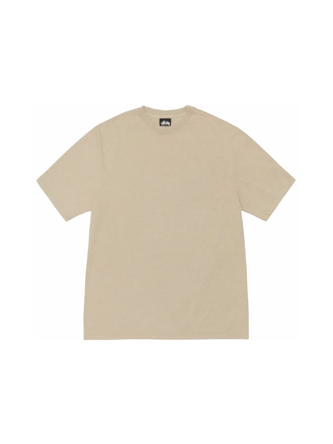 Мужская футболка с пигментным окрашиванием Stussy Tee — изображение 2 из 2, хаки