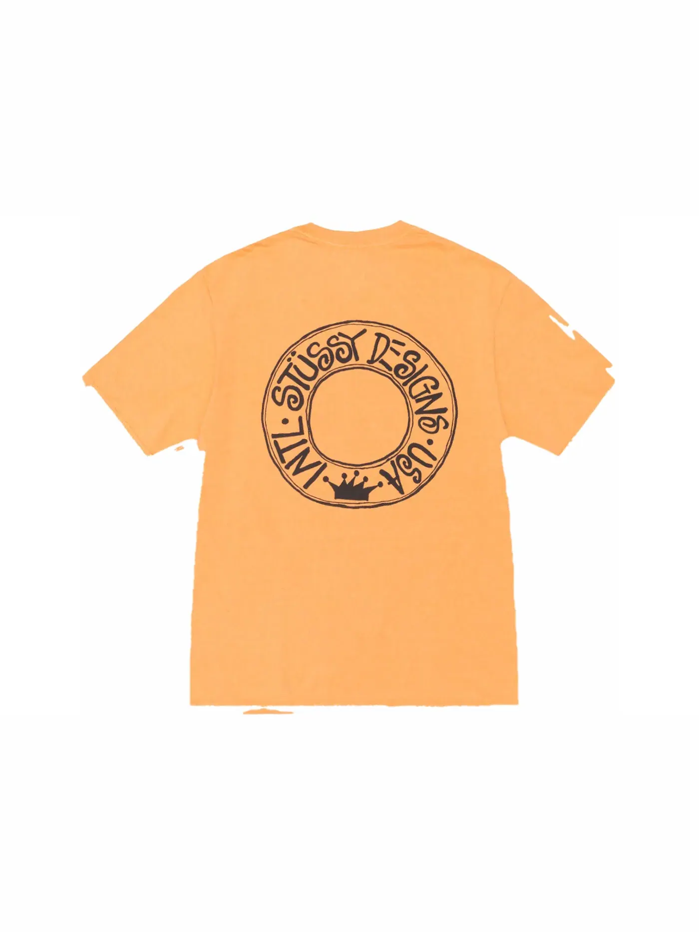 Мужская футболка с пигментным окрашиванием Stussy Buana Tee — изображение 1 из 2, оранжевый