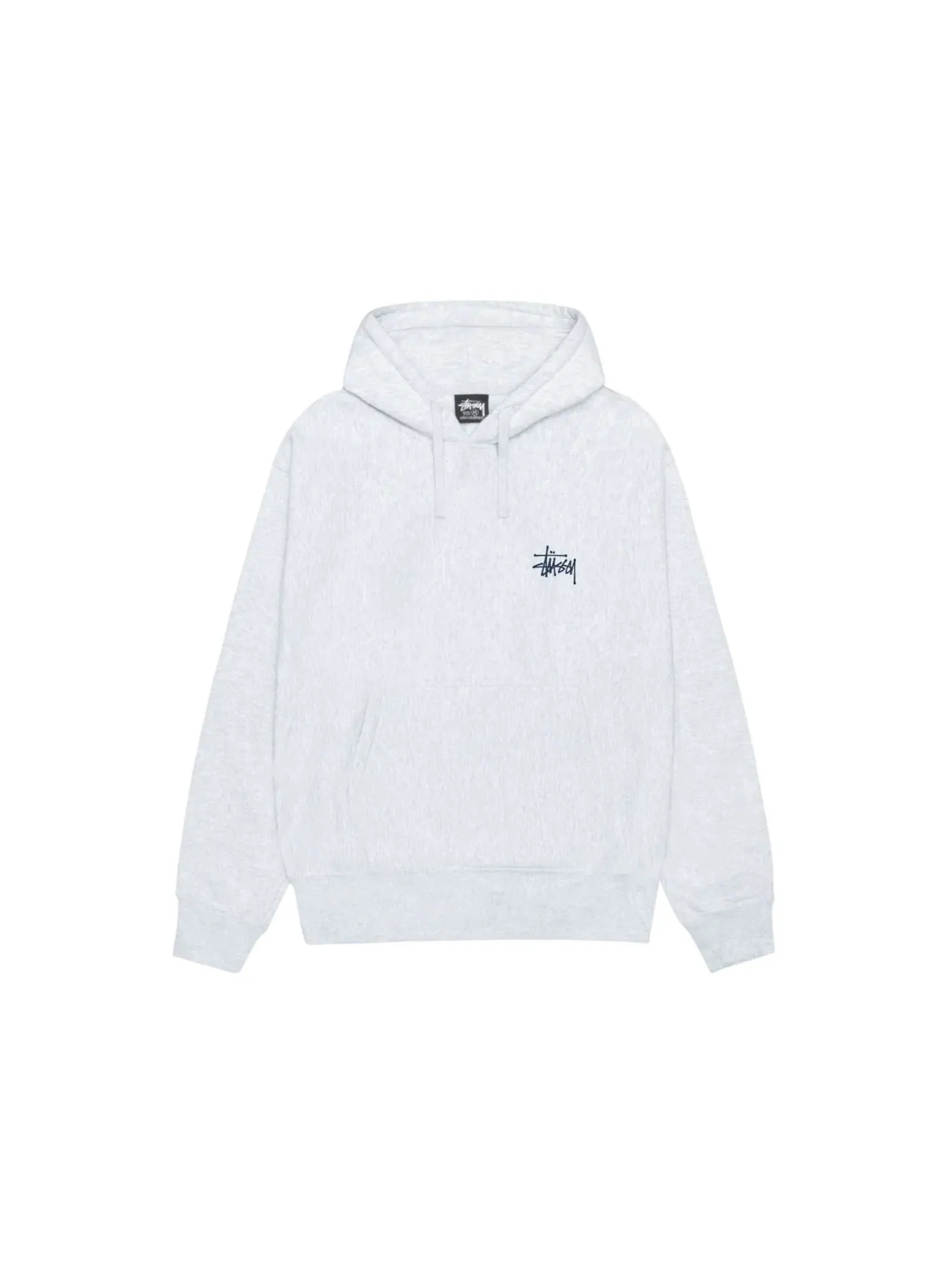 Мужской худи с принтом Built In USA Stussy — изображение 2 из 2, пепельный вереск