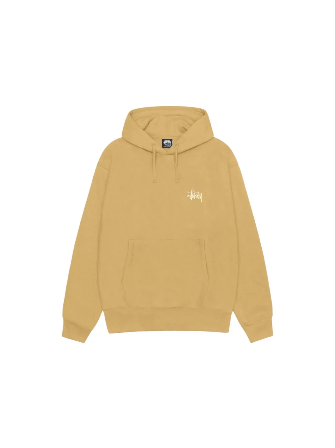 Мужская худи с принтом Stussy Built In USA — изображение 2 из 2, куркума
