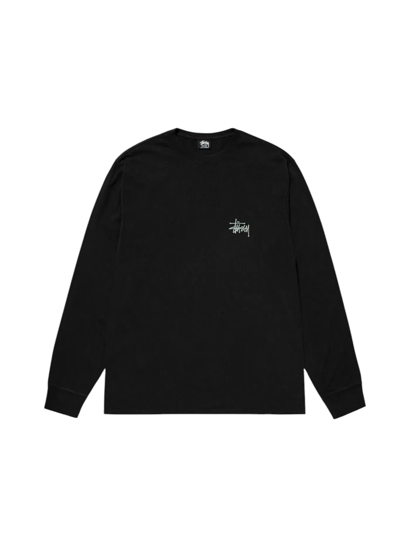 Мужская футболка с длинным рукавом Stussy Tee — изображение 2 из 2, черный