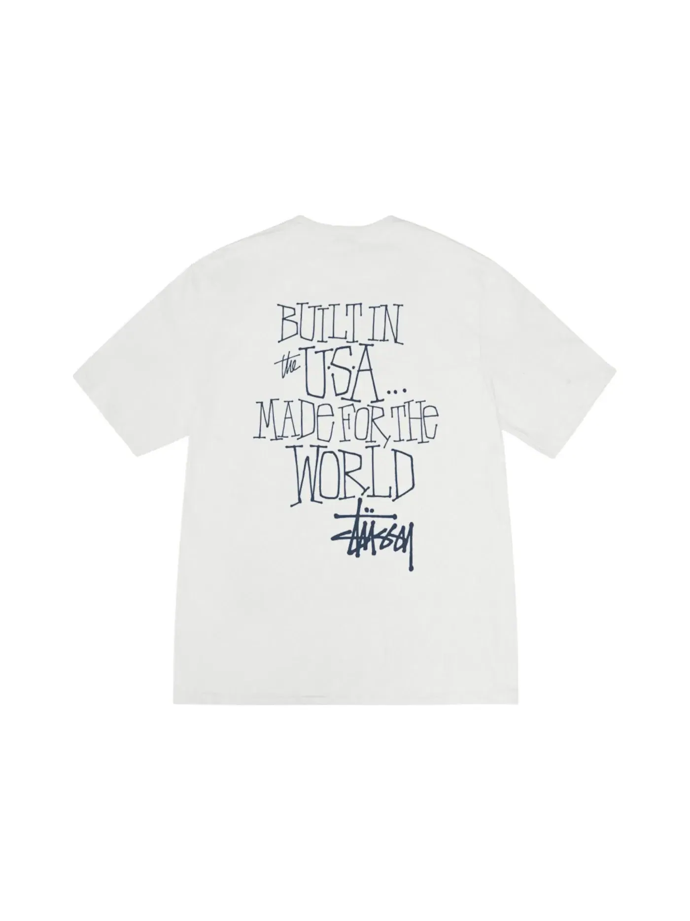 Мужская футболка с пигментным окрашиванием Stussy Tee — изображение 1 из 2, прозрачный