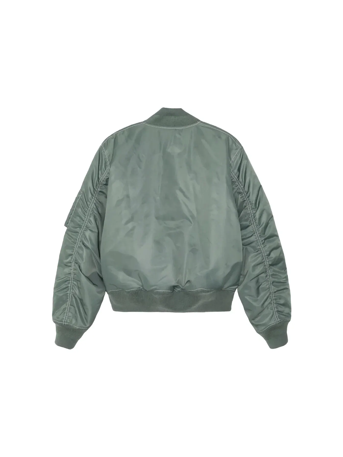 Мужская двусторонняя куртка-бомбер Built Stussy — изображение 2 из 3, зеленый