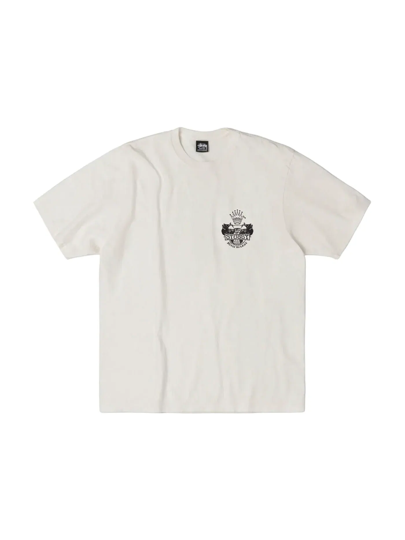 Мужская футболка с пигментным окрашиванием Tee Stussy — изображение 2 из 2, прозрачный