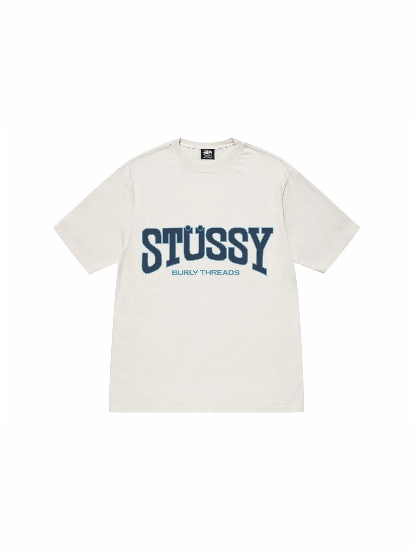 Мужская футболка с пигментным окрашиванием Stussy — изображение 1 из 2, прозрачный