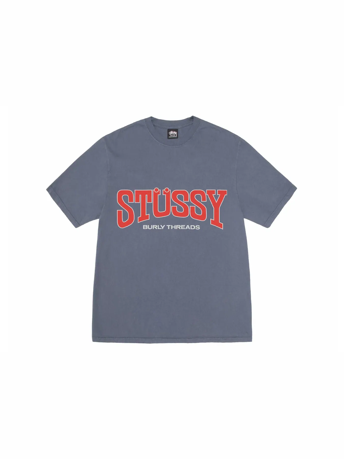 Мужская футболка с пигментным окрашиванием Tee Stussy — изображение 1 из 2, синий