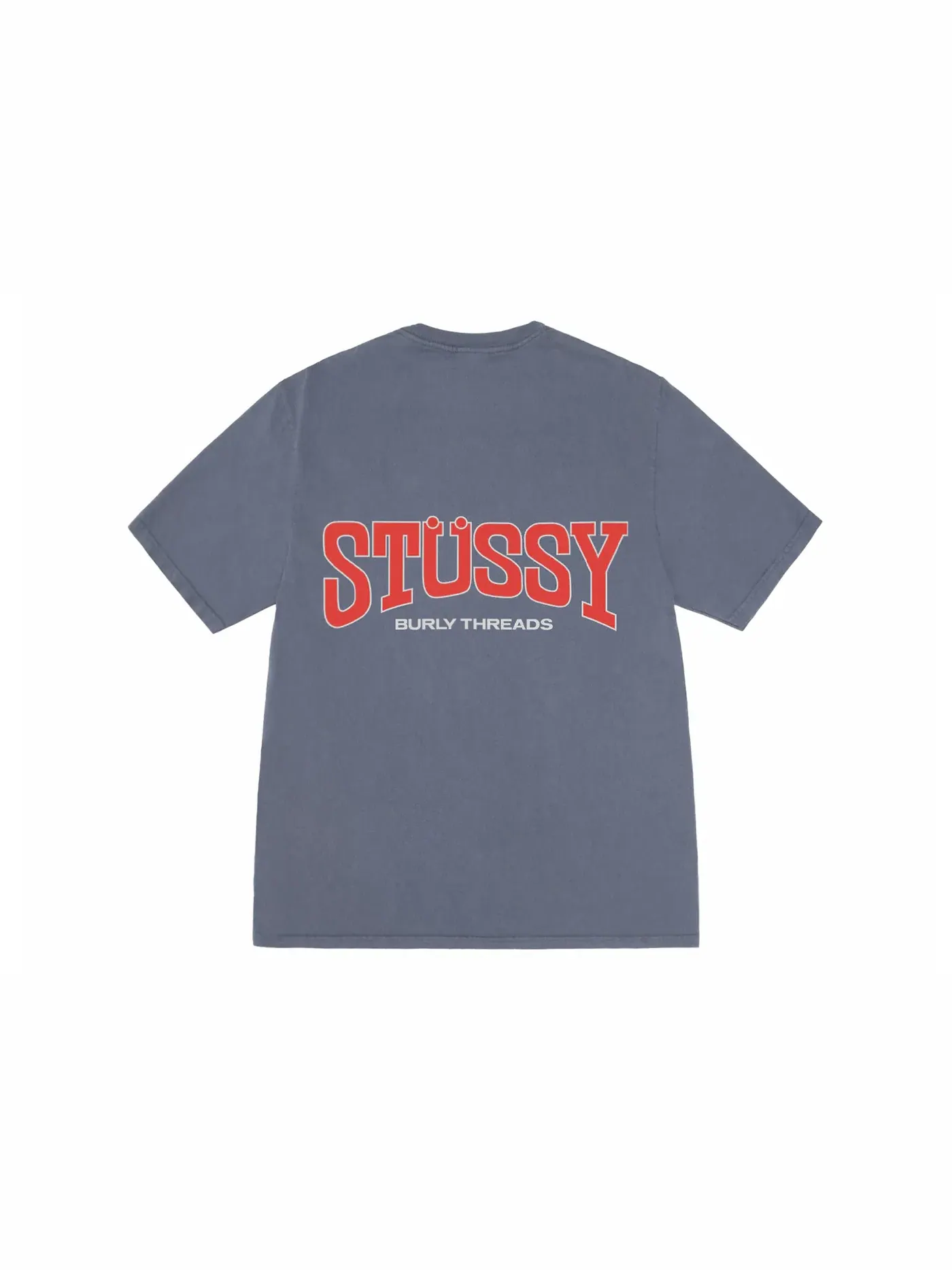 Мужская футболка с пигментным окрашиванием Tee Stussy — изображение 2 из 2, синий